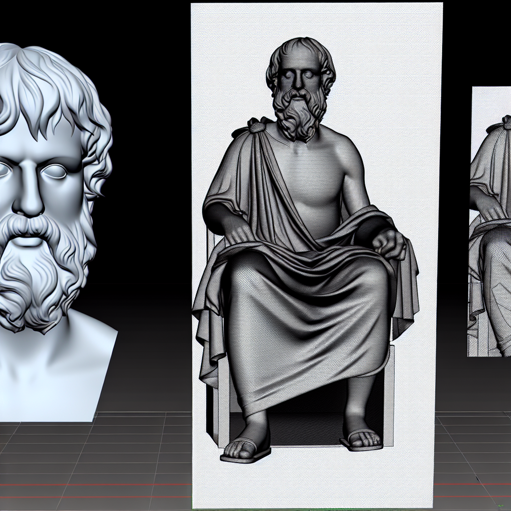 A presentation of Socrates, Plato and Aristotle