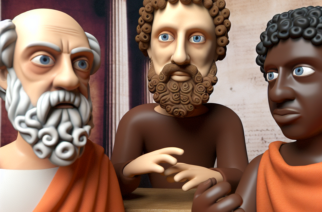 A presentation of Socrates, Plato and Aristotle