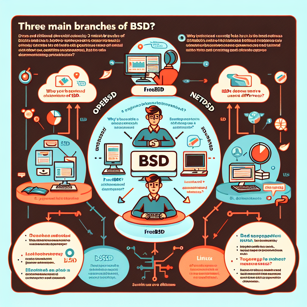 What is the 3 groundpillars of BSD, and how does it differs from Linux?