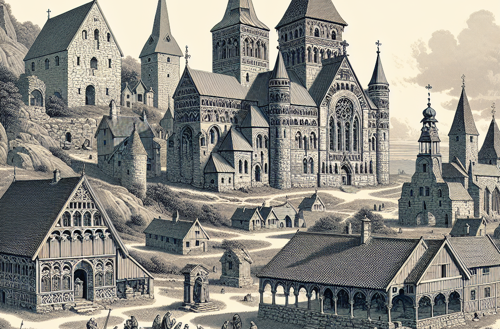 The monasteries of the Medieval Bergen.
