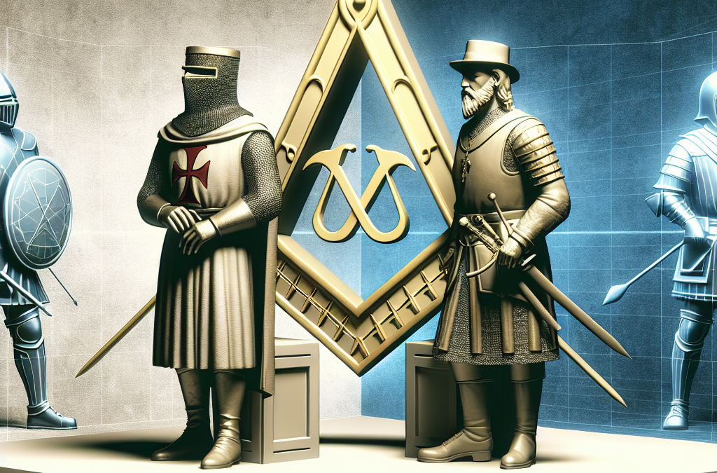 Is there a link between the knights templars and the modern Freemasons?